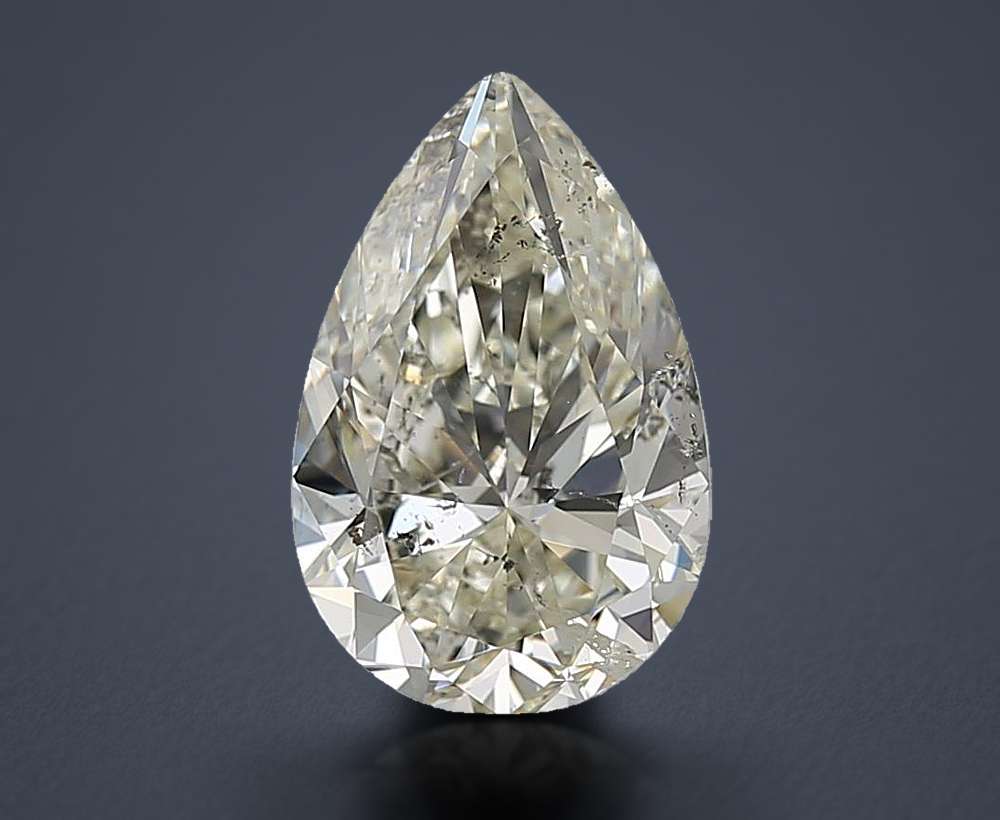 3.01 Carat Pear Natural Diamond