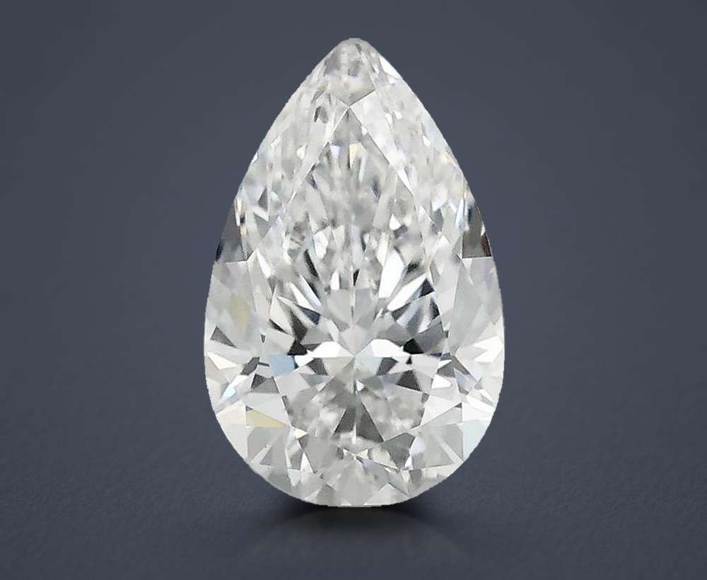 1.45 Carat Pear Lab Diamond