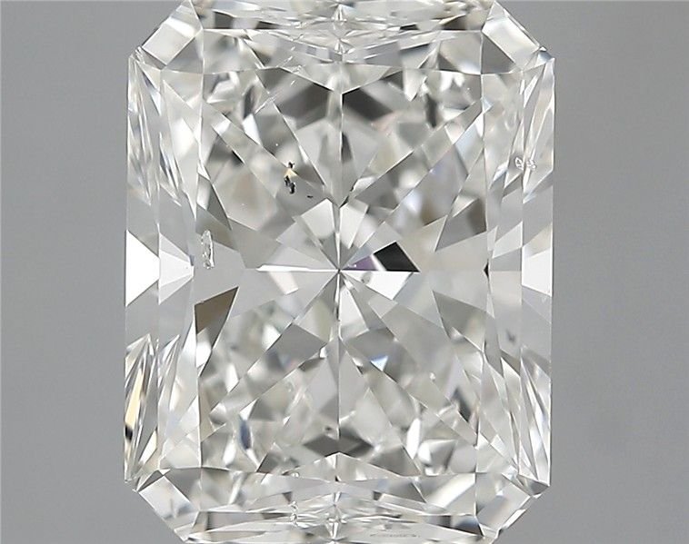 5.02ct I SI2 Rare Carat Ideal Cut Radiant Diamond