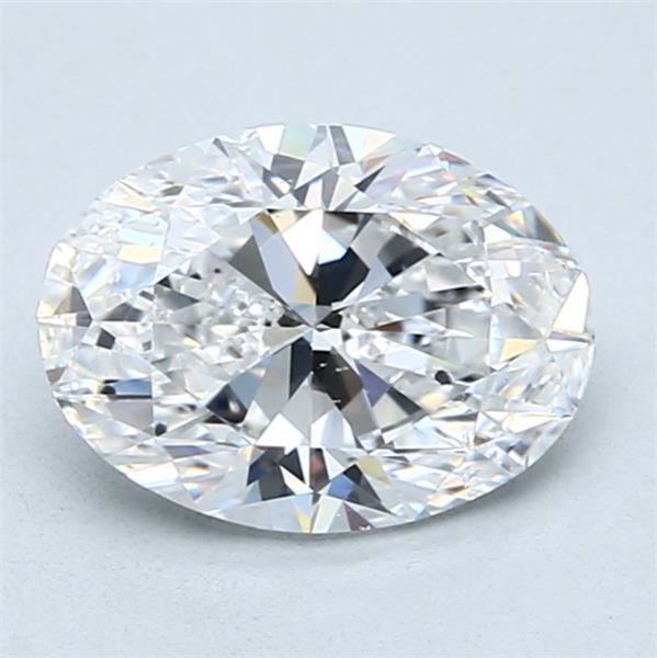 1.90ct D SI2 Rare Carat Ideal Cut Oval Diamond