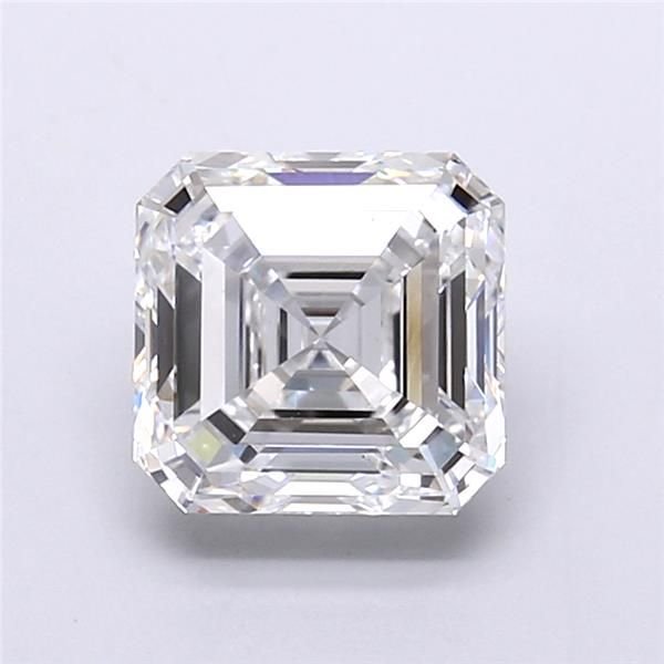 3.70ct E VS1 Excellent Cut Asscher Lab Grown Diamond