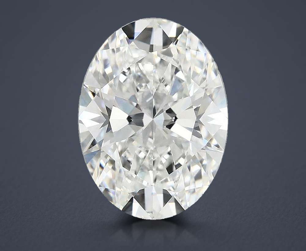 3.91 Carat Oval Lab Diamond