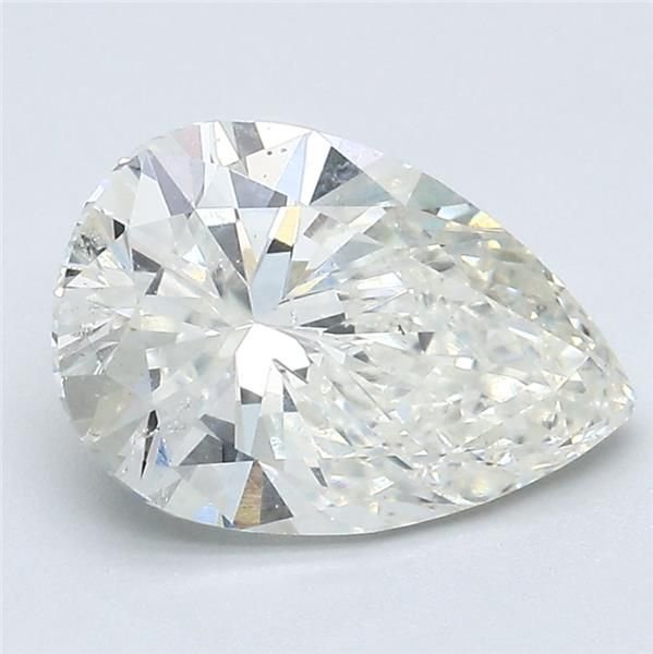 2.52ct K SI2 Very Good Cut Pear Diamond