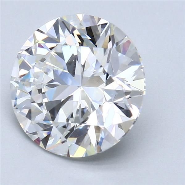 3.34ct D VVS1 Rare Carat Ideal Cut Round Diamond
