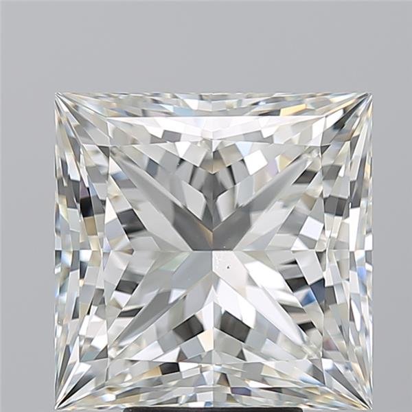 7.08ct J VS1 Rare Carat Ideal Cut Princess Diamond