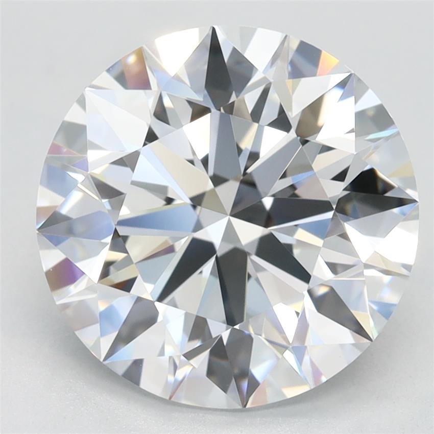 4.01ct F VVS1 Rare Carat Ideal Cut Round Lab Grown Diamond