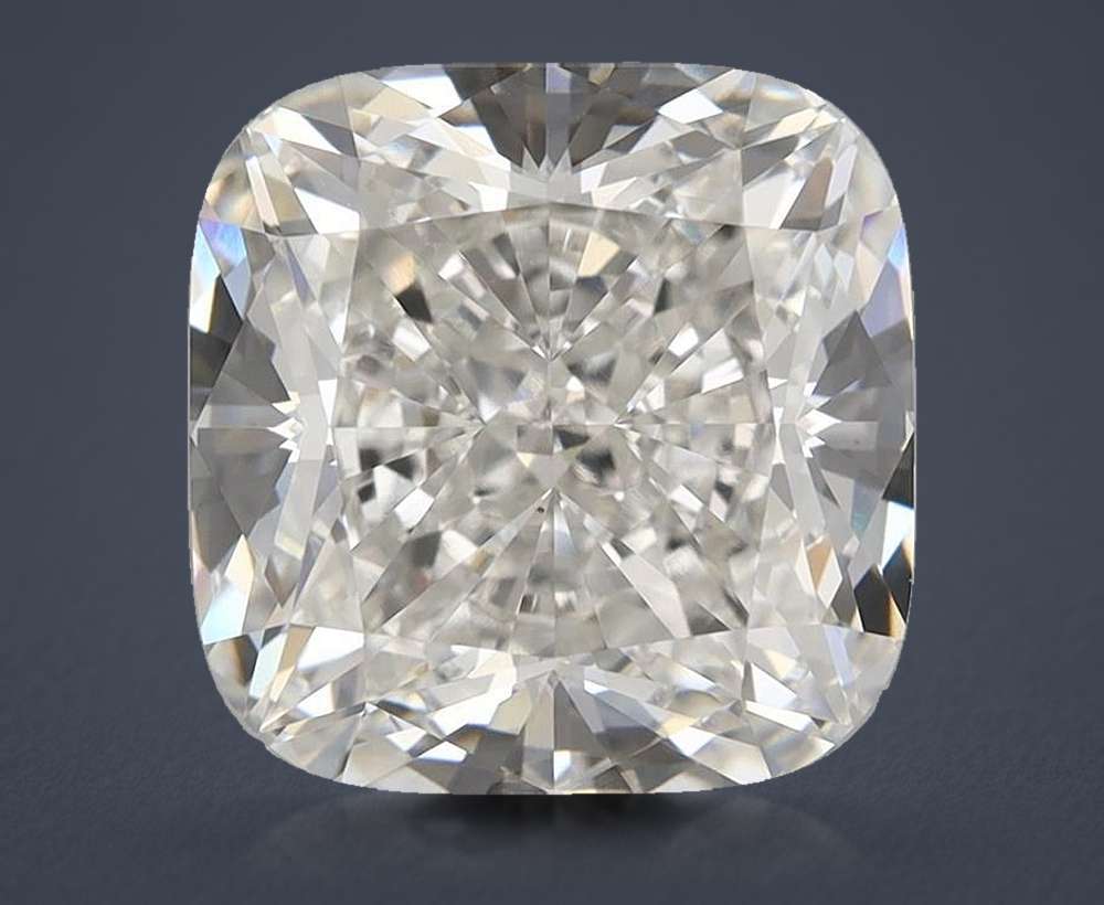 6.63 Carat Cushion Lab Diamond