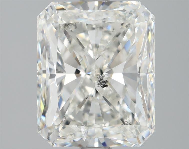 3.02ct H SI2 Rare Carat Ideal Cut Radiant Diamond