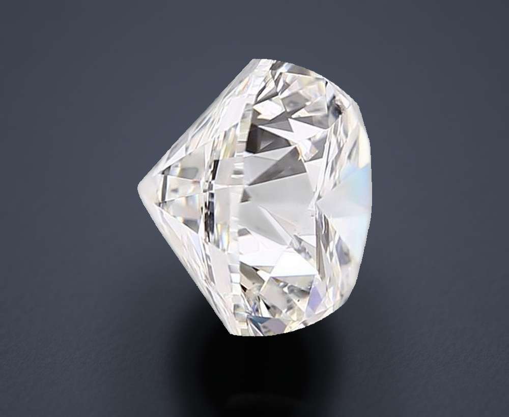 3.71 Carat Round Natural Diamond