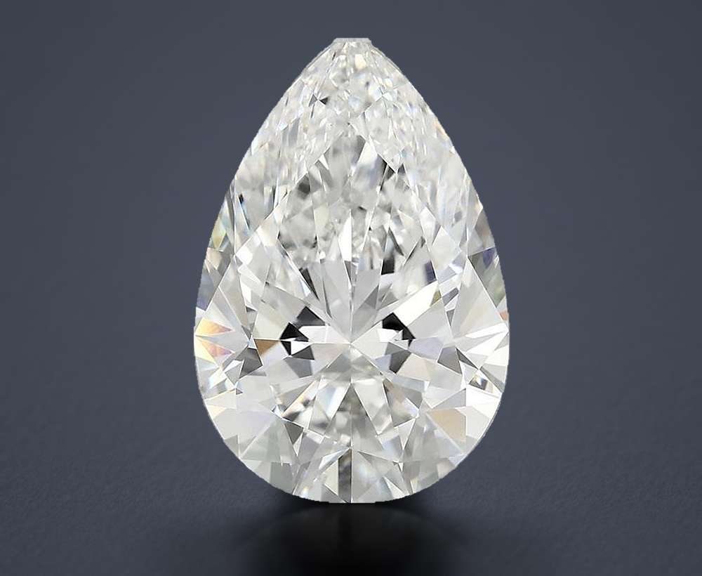 4.90 Carat Pear Lab Diamond