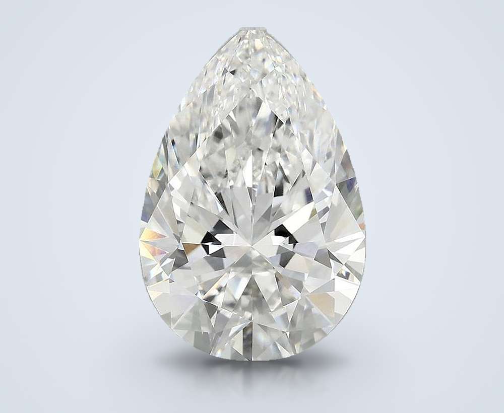 4.90 Carat Pear Lab Diamond