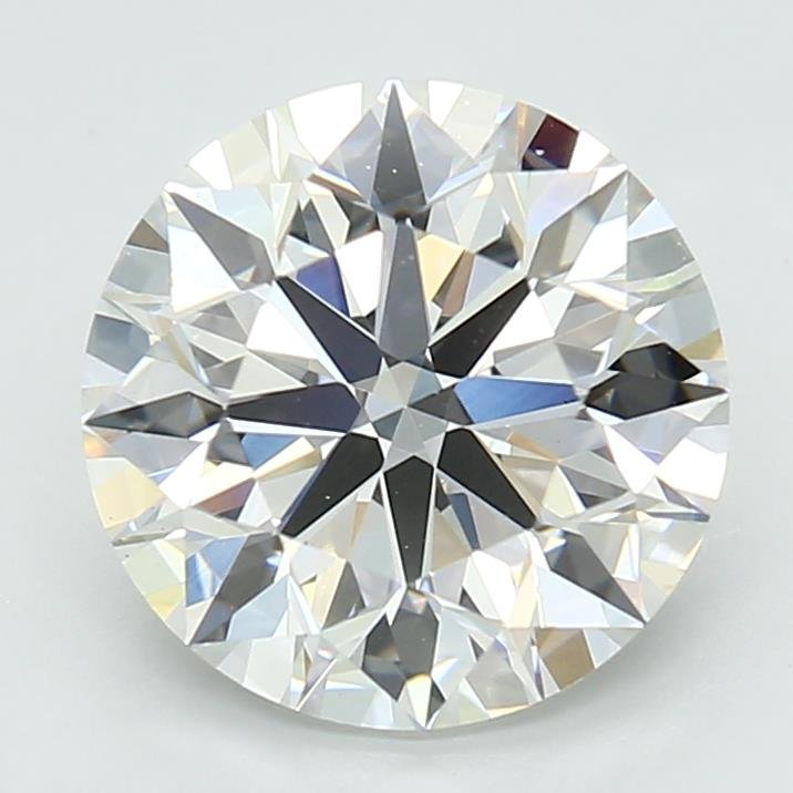 2.76ct F VS1 Rare Carat Ideal Cut Round Lab Grown Diamond