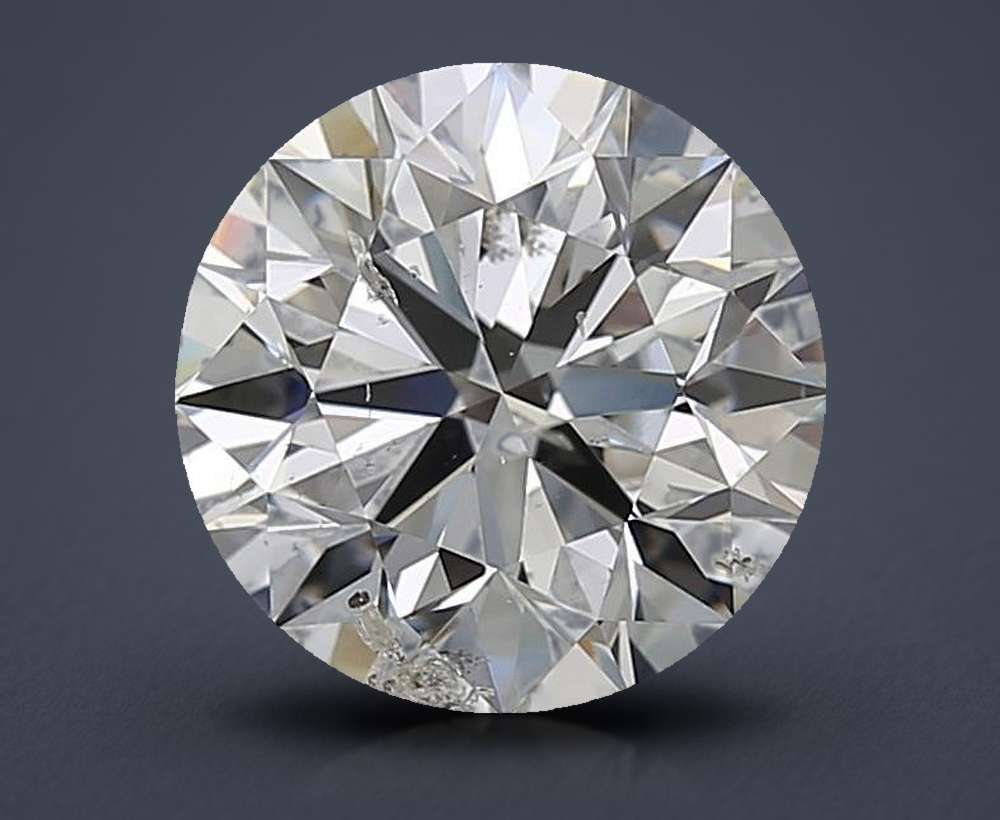 3.00 Carat Round Natural Diamond