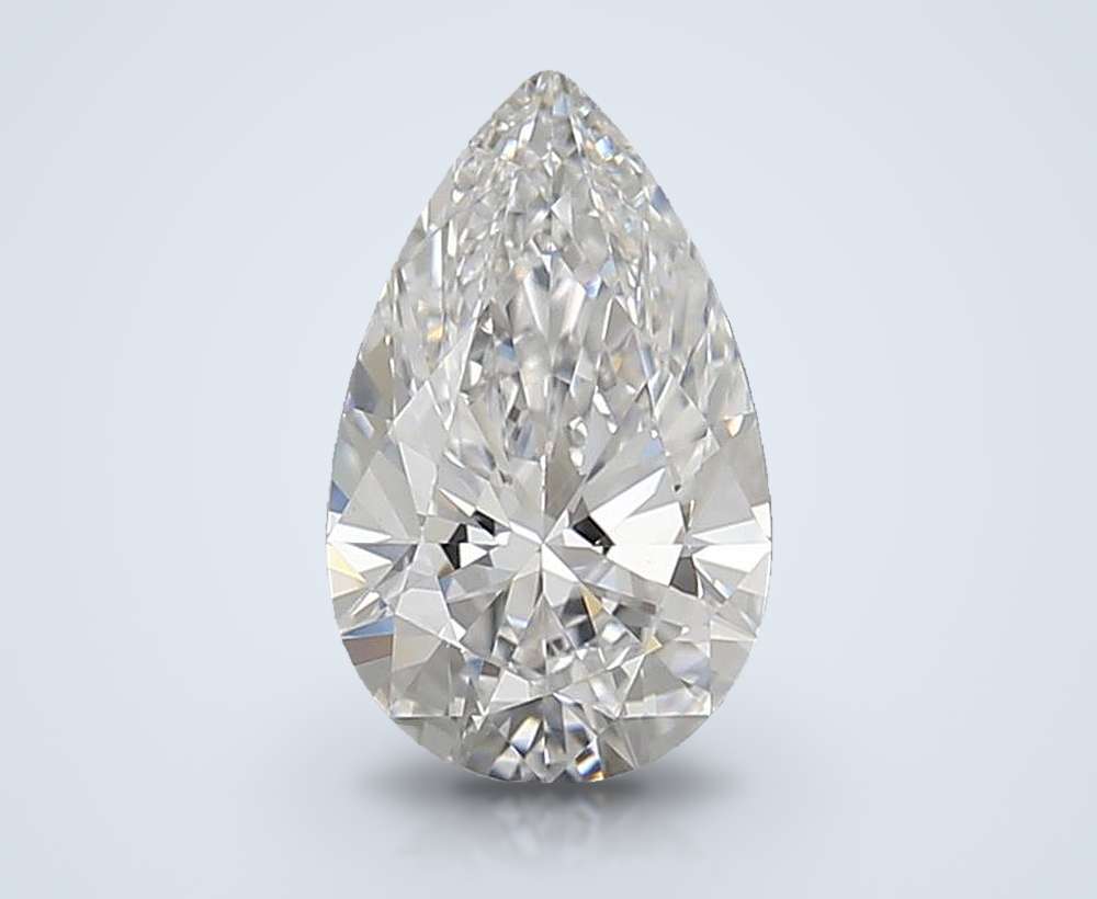 1.50 Carat Pear Lab Diamond