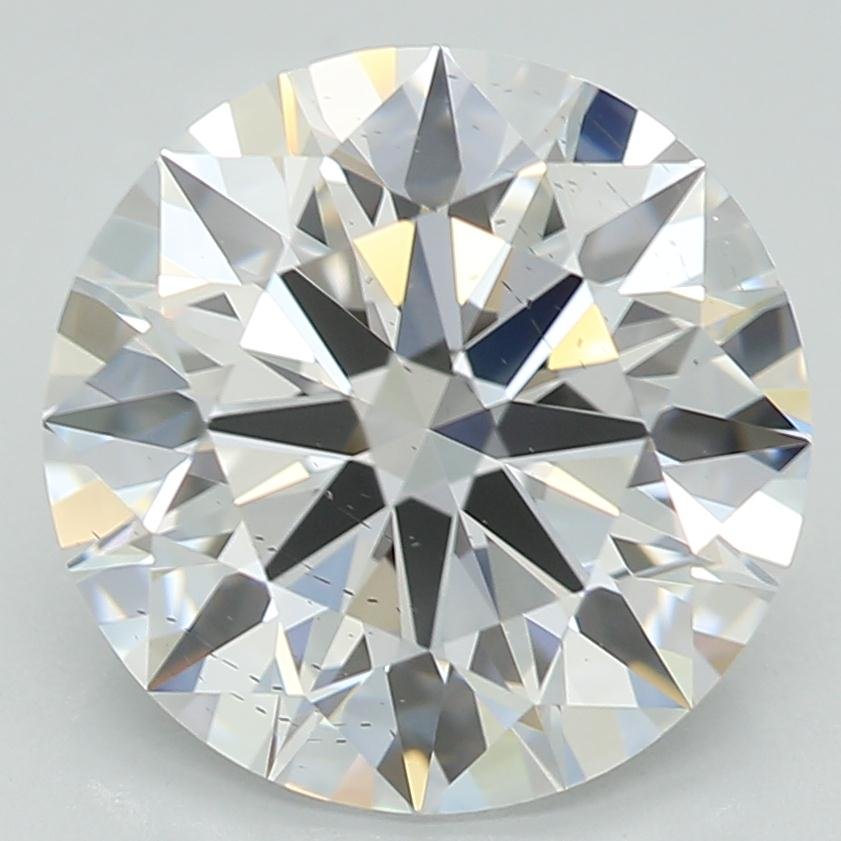 2.59ct D SI1 Rare Carat Ideal Cut Round Lab Grown Diamond