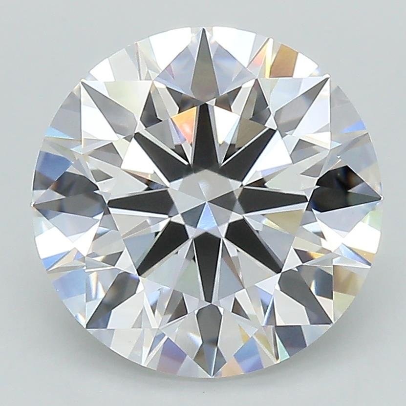 3.81ct D VS1 Rare Carat Ideal Cut Round Lab Grown Diamond