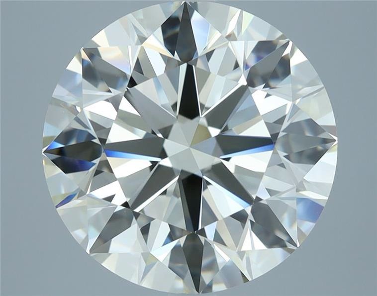 6.11ct J VVS1 Ideal Cut Round Diamond