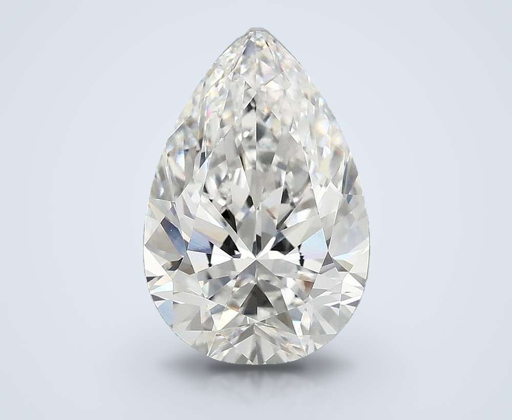3.90 Carat Pear Lab Diamond