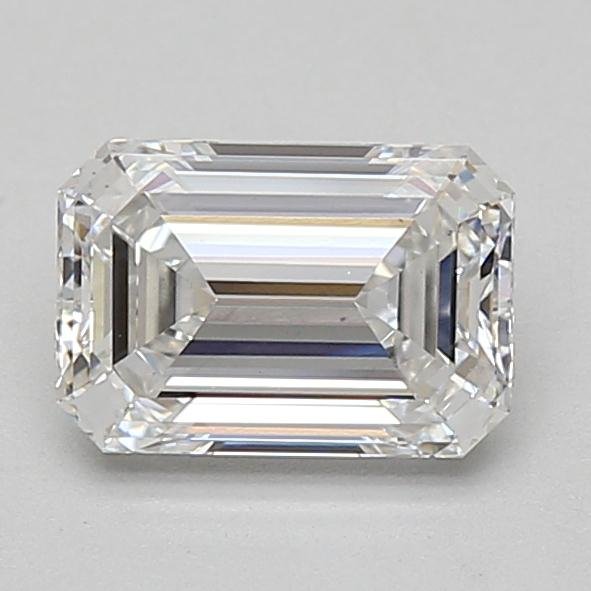 1.47ct E VS1 Rare Carat Ideal Cut Emerald Lab Grown Diamond