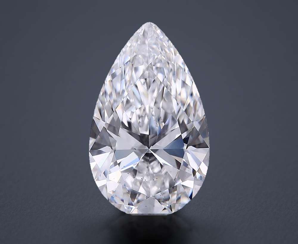 2.59 Carat Pear Lab Diamond