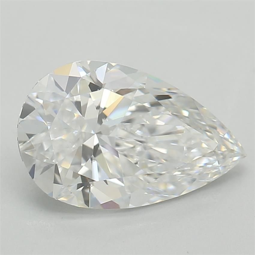 1.00ct D VS2 Rare Carat Ideal Cut Pear Lab Grown Diamond
