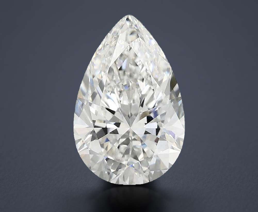 2.92 Carat Pear Lab Diamond