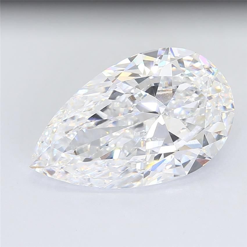 15.09ct E VVS2 Excellent Cut Pear Lab Grown Diamond