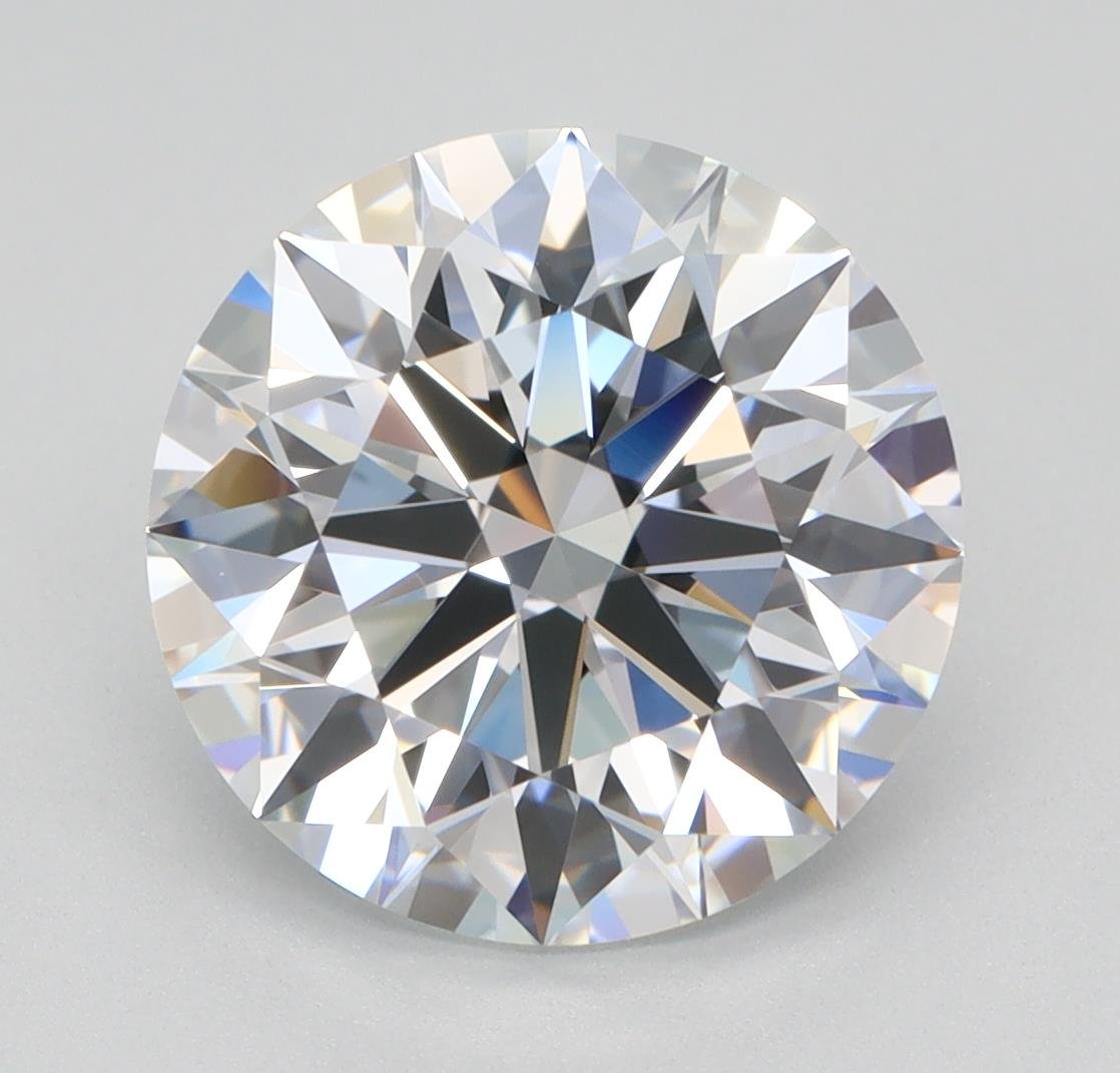 3.25ct E VVS1 Rare Carat Ideal Cut Round Lab Grown Diamond