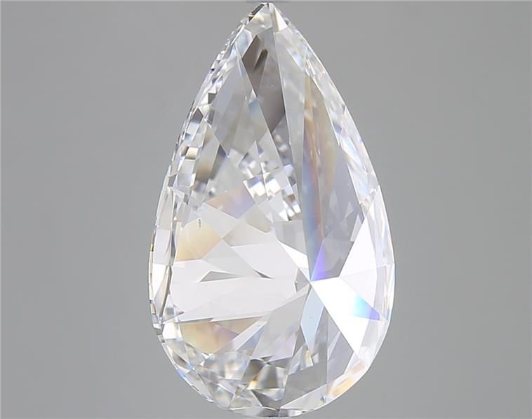 7.01ct D VS2 Excellent Cut Pear Diamond