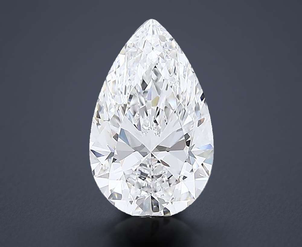 2.54 Carat Pear Lab Diamond