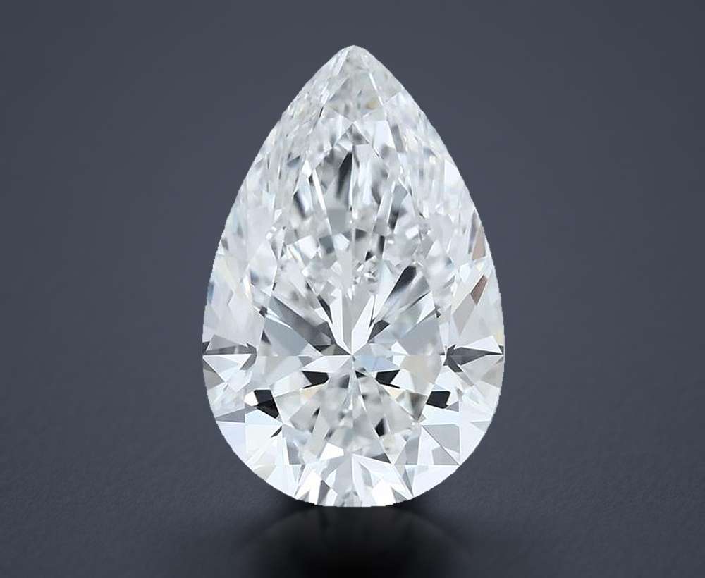 3.52 Carat Pear Lab Diamond