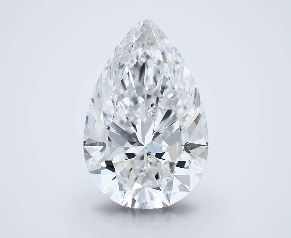 3.52 Carat Pear Lab Diamond