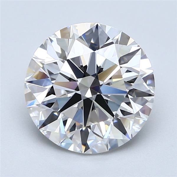 2.44ct F VS1 Rare Carat Ideal Cut Round Diamond