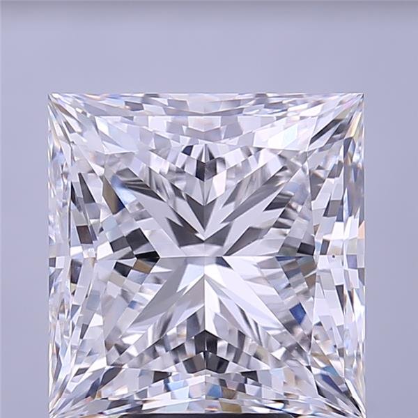 7.60 Carat Princess Lab Diamond
