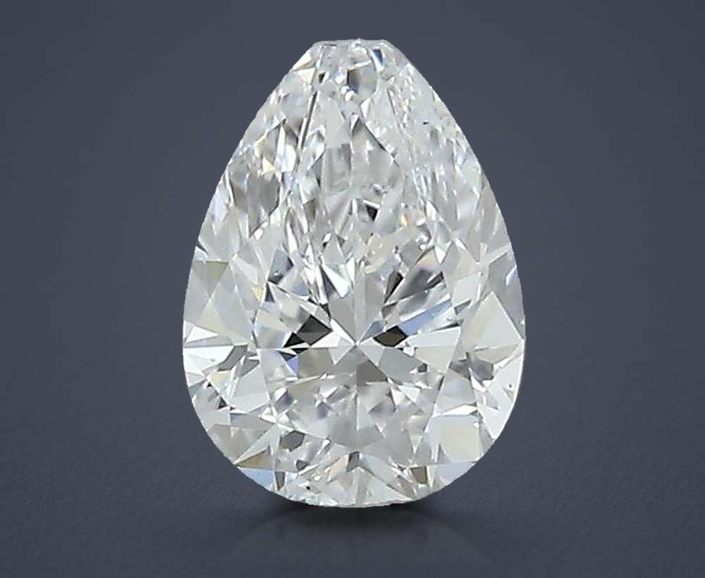 0.50 Carat Pear Natural Diamond