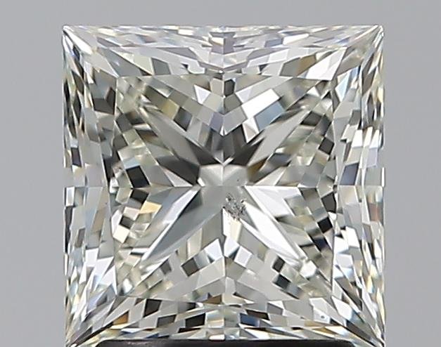 2.01ct K SI2 Rare Carat Ideal Cut Princess Diamond