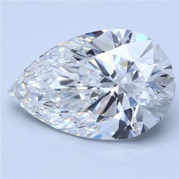 10.21ct F VS1 Rare Carat Ideal Cut Pear Lab Grown Diamond