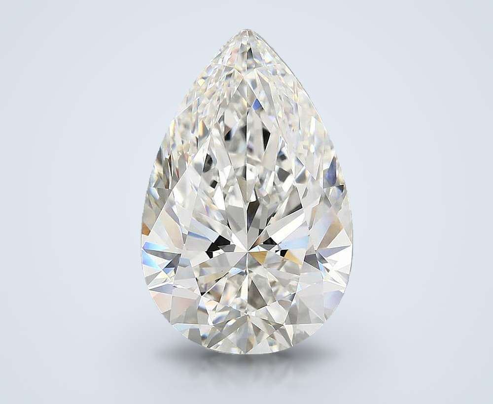 6.04 Carat Pear Lab Diamond