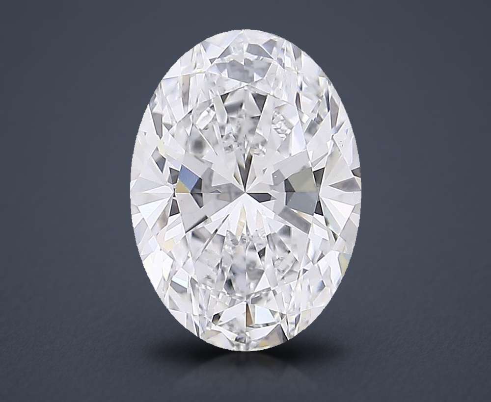 7.04 Carat Oval Lab Diamond