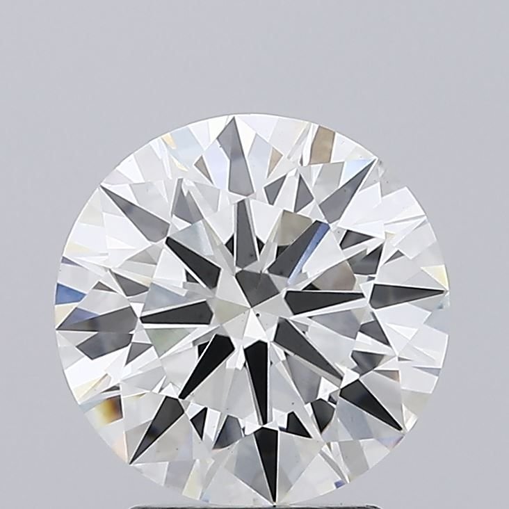 2.59ct H VS1 Rare Carat Ideal Cut Round Lab Grown Diamond