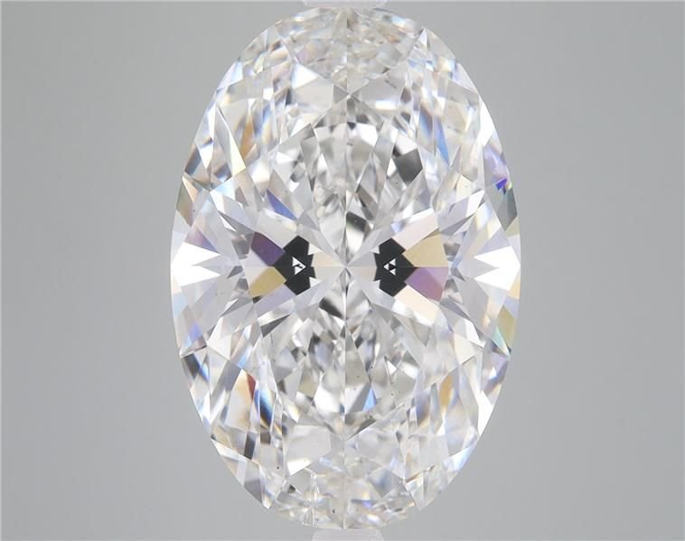 8.57ct F SI1 Rare Carat Ideal Cut Oval Lab Grown Diamond