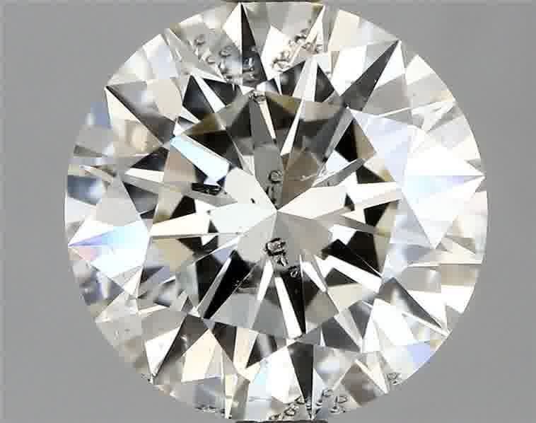 1.52ct J SI2 Rare Carat Ideal Cut Round Diamond