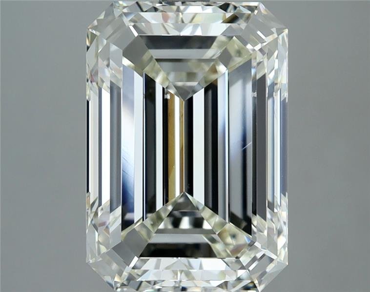 5.03ct K VS2 Rare Carat Ideal Cut Emerald Diamond