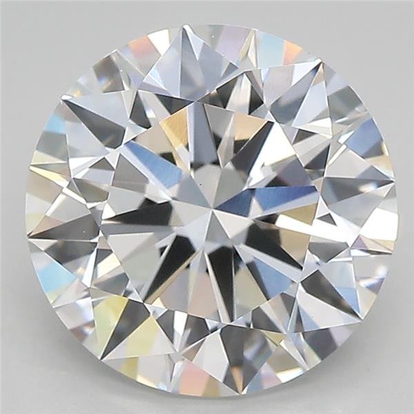 4.06ct E VVS2 Rare Carat Ideal Cut Round Lab Grown Diamond