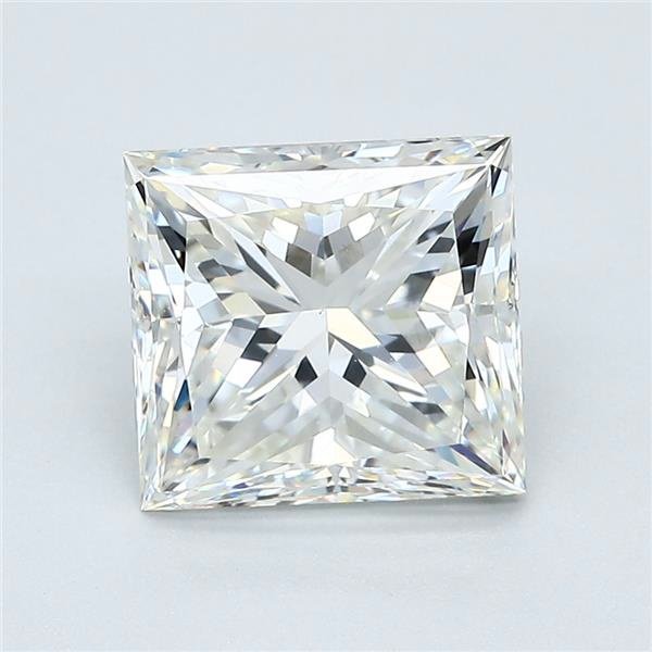 3.03ct I VS2 Rare Carat Ideal Cut Princess Diamond