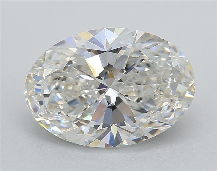 3.71ct H VS1 Rare Carat Ideal Cut Oval Lab Grown Diamond