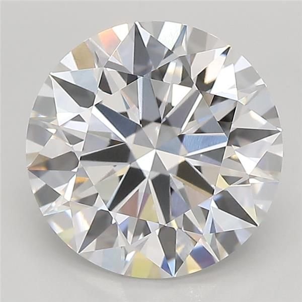 3.34ct D VVS2 Rare Carat Ideal Cut Round Lab Grown Diamond