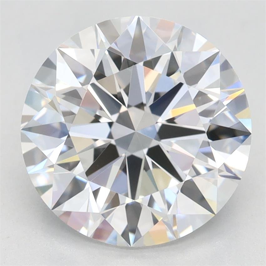 2.71ct D VVS1 Rare Carat Ideal Cut Round Lab Grown Diamond