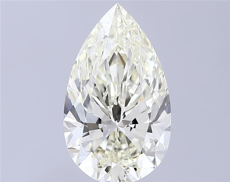 4.01ct K VS1 Rare Carat Ideal Cut Pear Diamond