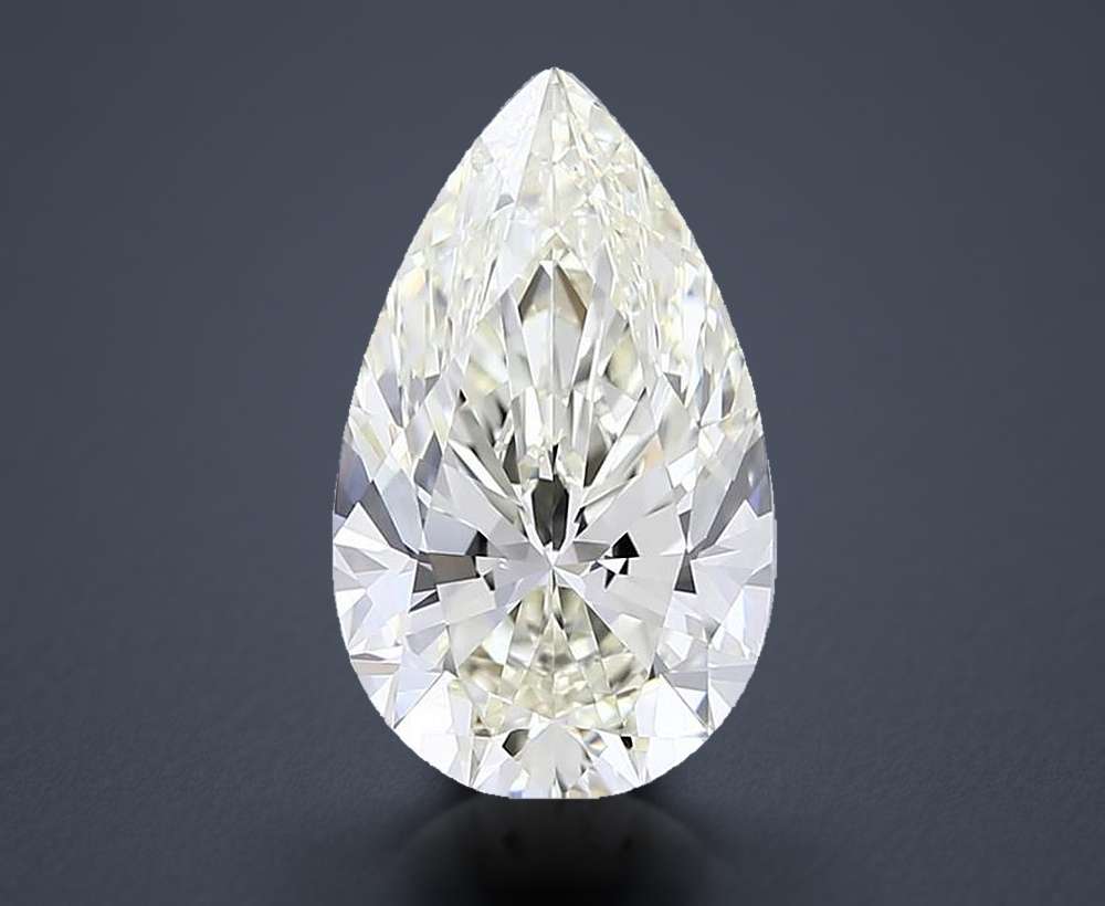4.01 Carat Pear Natural Diamond